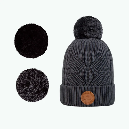 Cabaia Berretto Derby grigio scuro