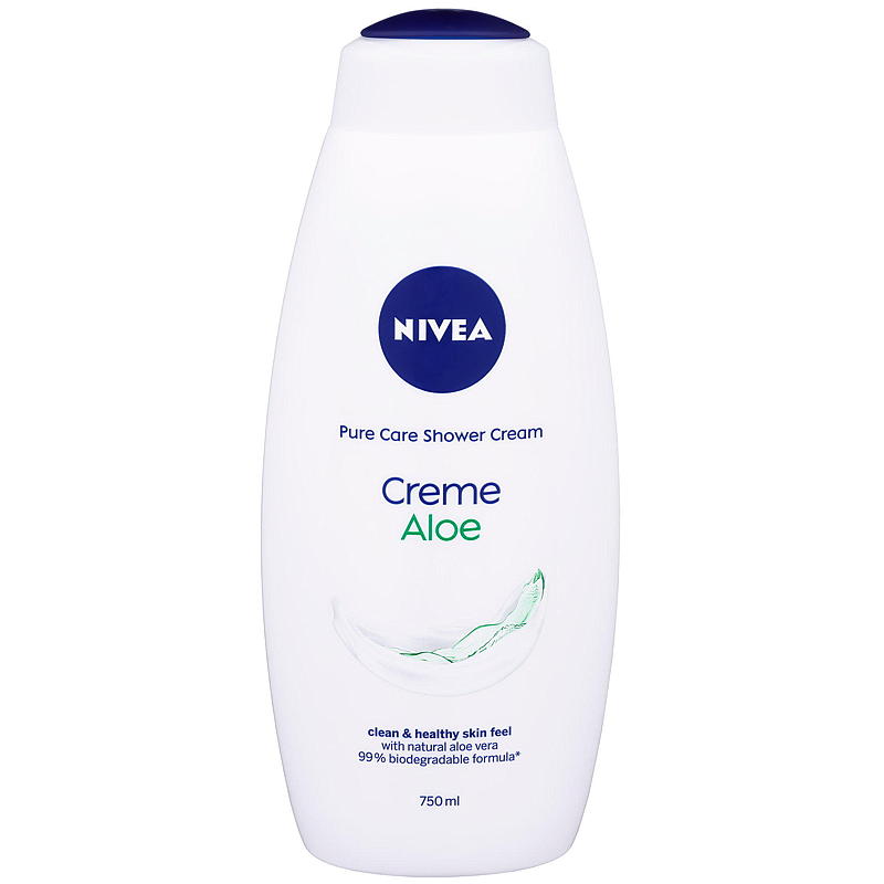 Nivea Shower 750 ml Aloe & naturlig aloe vera Nivea