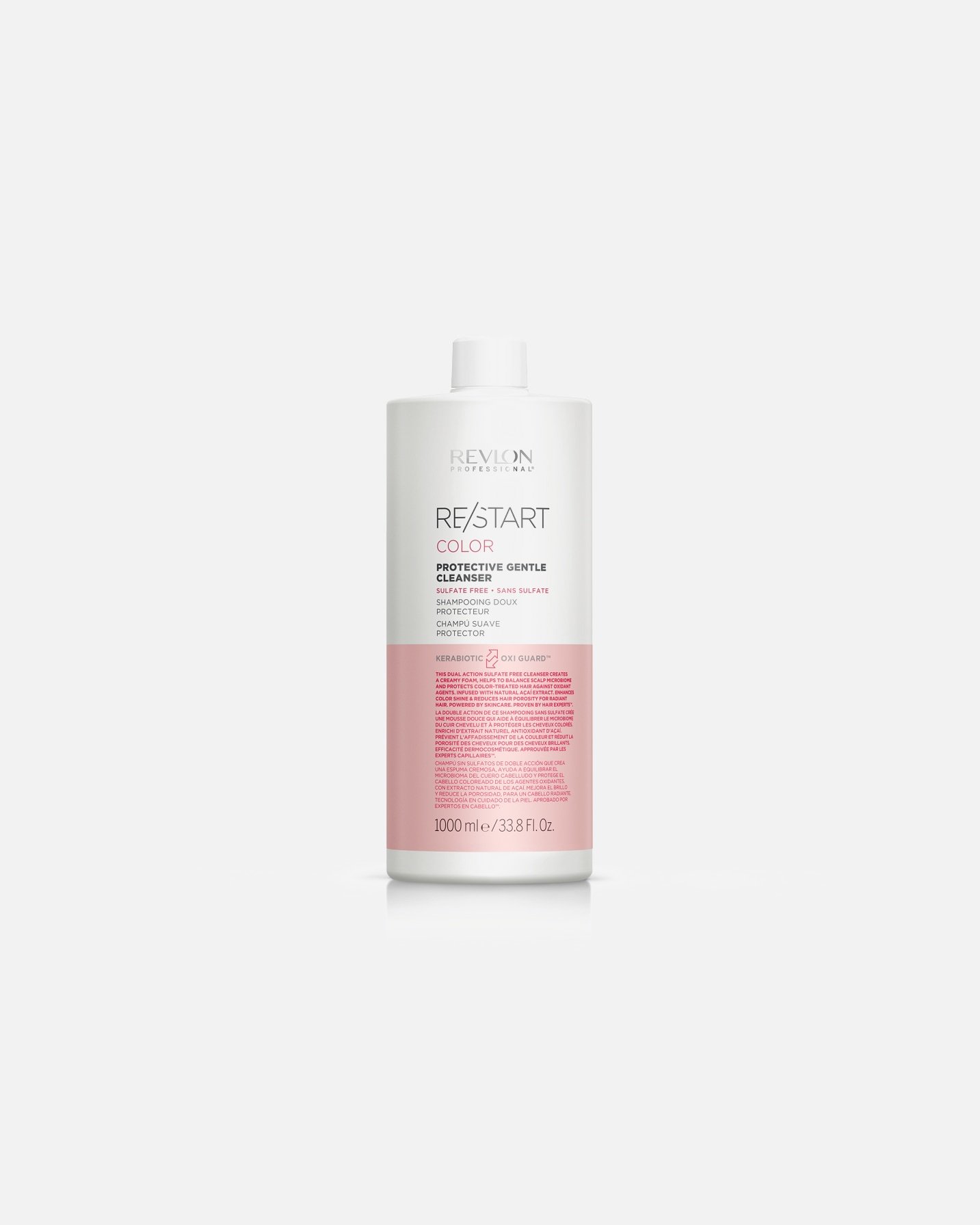 Revlon Professional matu šampūns Restart COLOR maigai tīrīšanai - 1000 ml