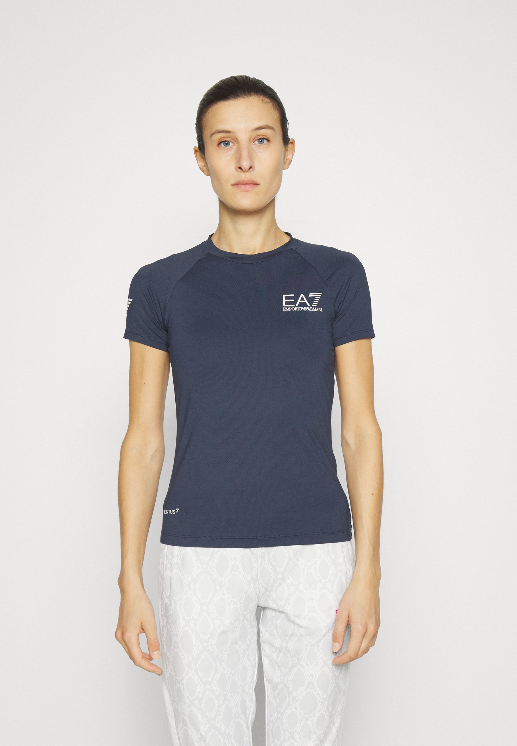 Camiseta esportiva EA7 Emporio Armani - azul marinho