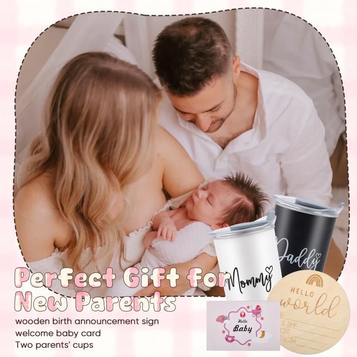 12 Pièces Coffret Naissance Fille,Cadeau Naissance Fille,Cadeau Baby Shower Pour Fille,Avec Vêtements, Serviettes De Bain,Peluches