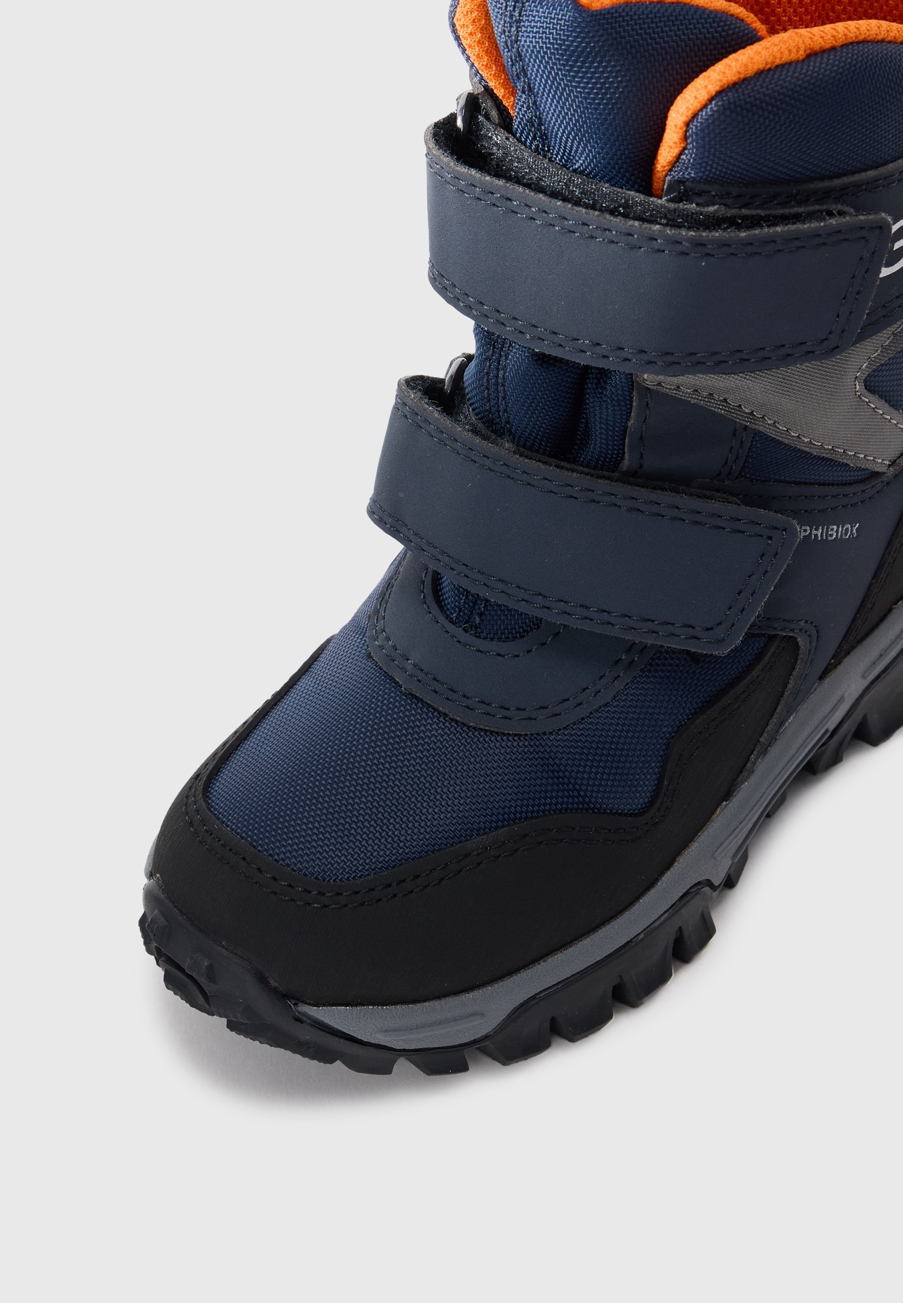 Geox HIMALAYA - Winterlaarzen - marineblauw/oranje