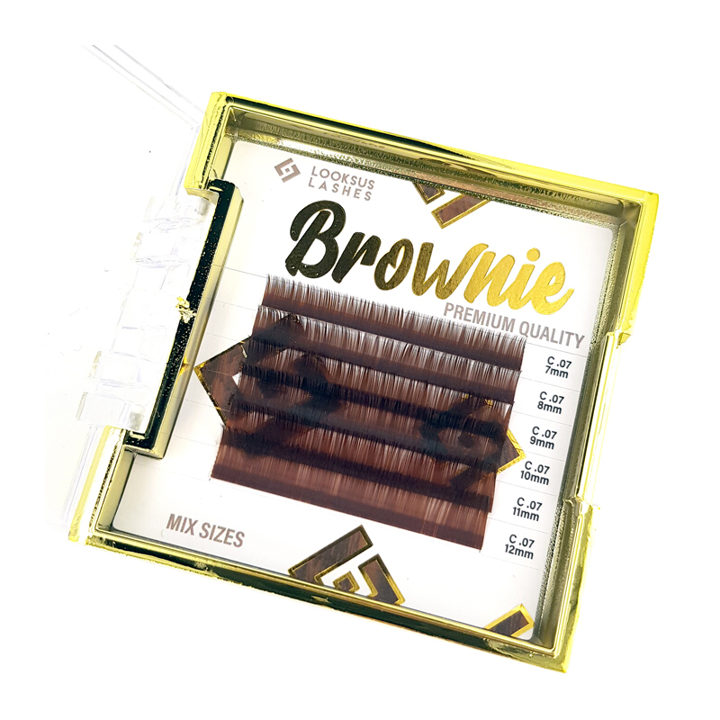 Looksus Lashes Brownie 0,07 Medium Brown