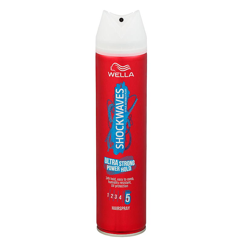 Wella Shockwaves ultravahva hiuslakka 250 ml