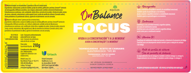 Aquilea On Balance Focus Ashwagandha gumové bonbóny pro soustředění a paměť, 60 gumových bonbónů.