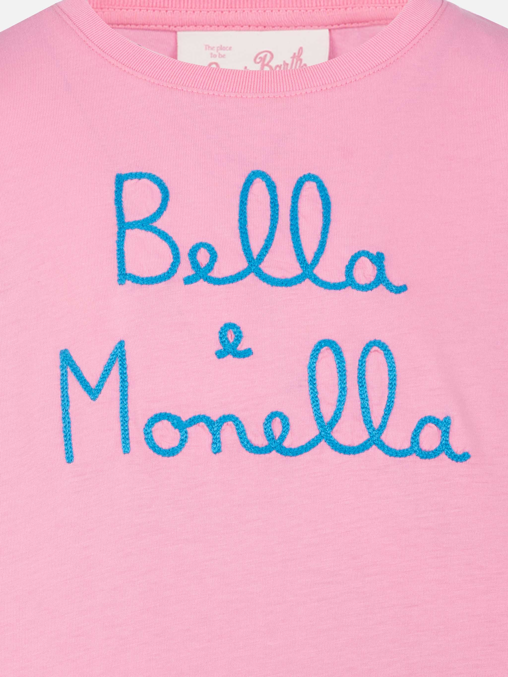 T-shirt Baby van katoen met volant en Bella en Monella
