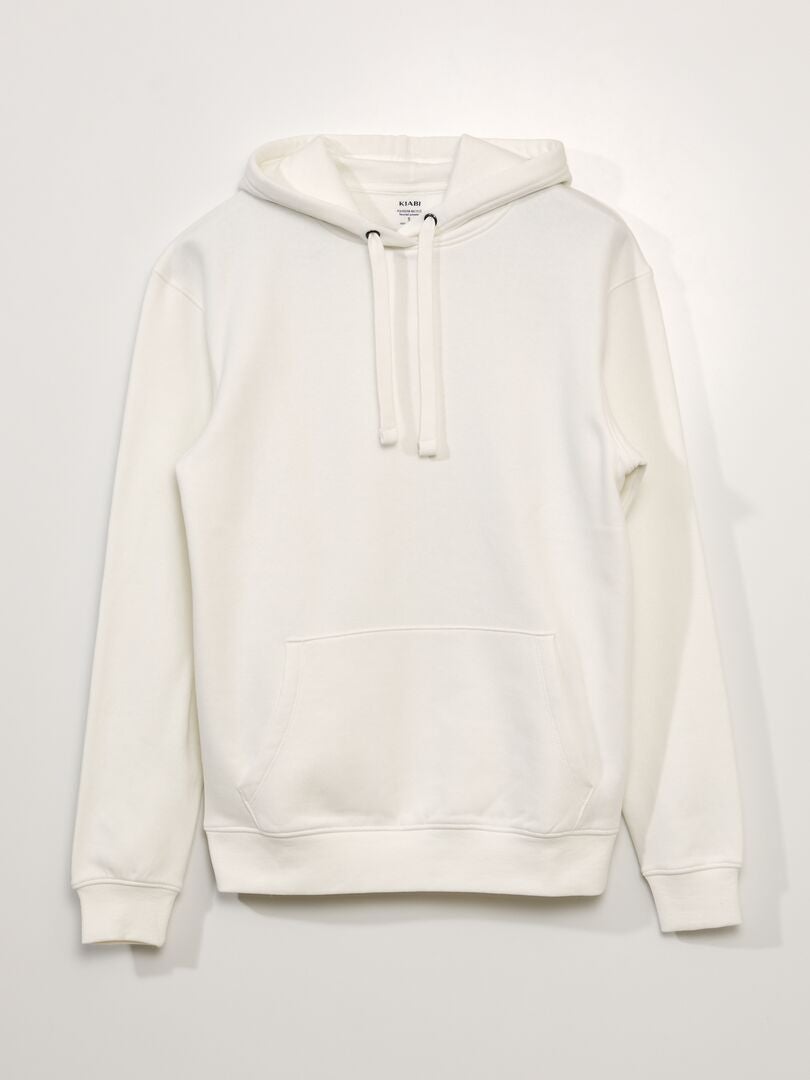 Fleece hoodie - WIT