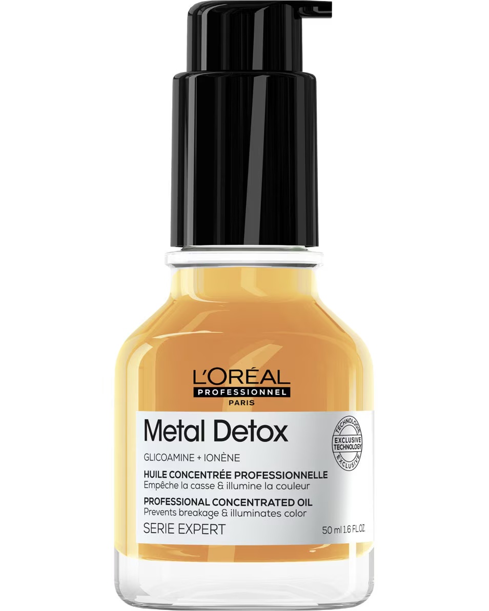 Ulei detoxifiant metalic L'ORÉAL PROFESSIONNEL pentru păr deteriorat și fragil