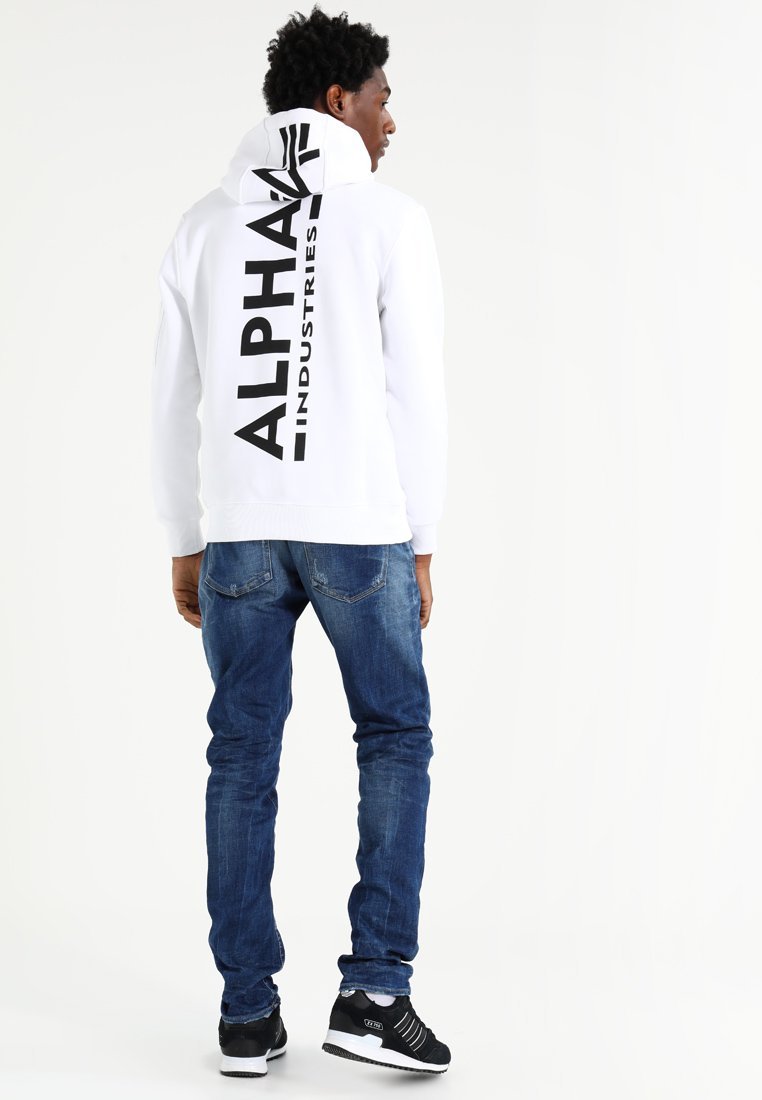 Alpha Industries UNISEX - Hoodie - wit