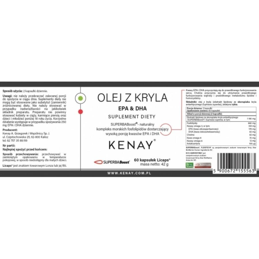 Kenay Krill Oil Epa Dha Superba Boost