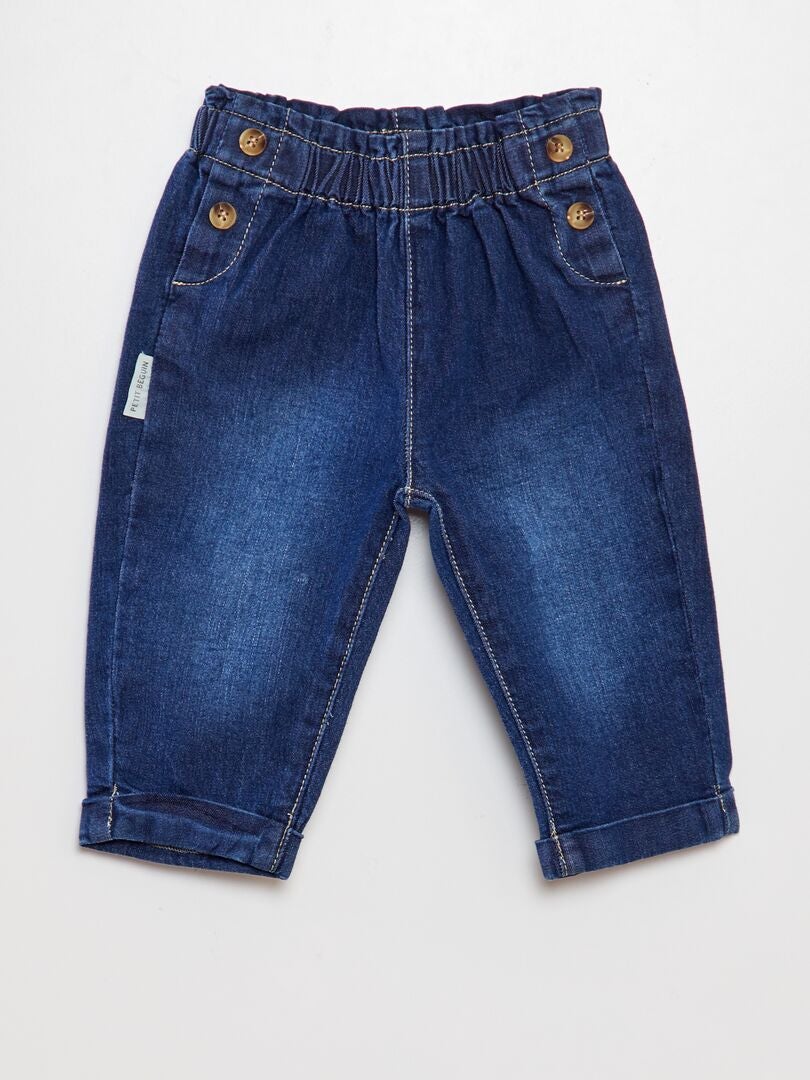 Conjunto Blusa + Calça Jeans - BEGE