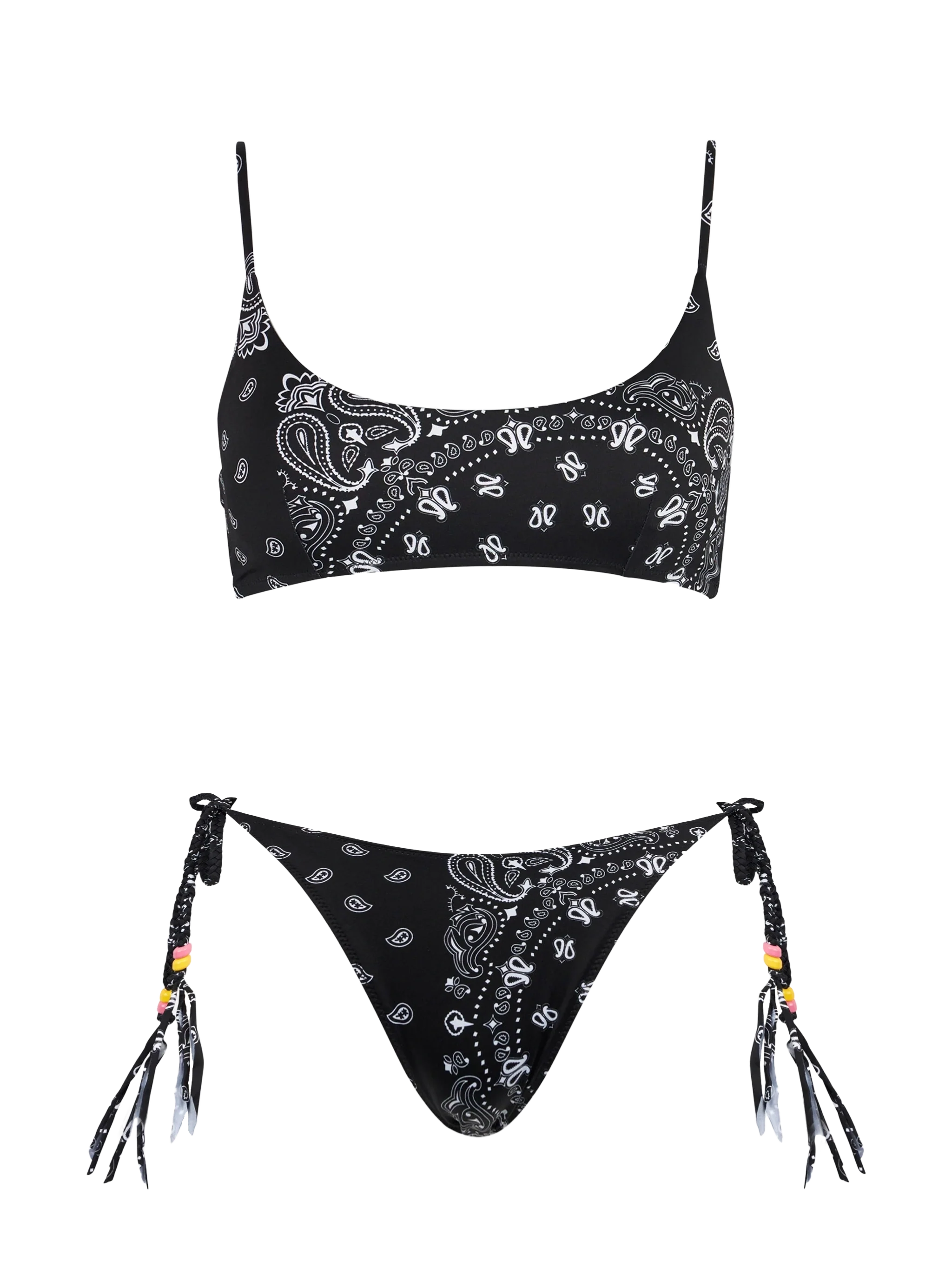 Bikini triangular de mujer con tirantes