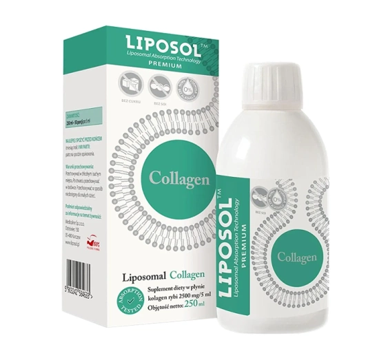 Liposol Liposomal Collagen kolagen rybi 2500 mg/5 ml 250 ml