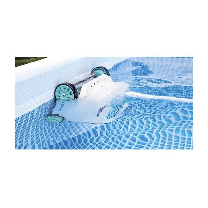 Robot Aspirateur de Piscine - INTEX - ZX 300 - Hydraulique - Automatique - Blanc