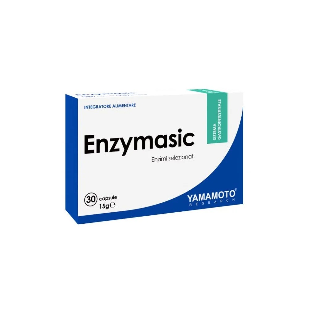 YAMAMOTO RESEARCH Yamamoto R Enzymasic 30 cápsulas com bromelaína
