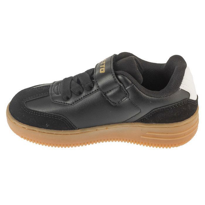Chaussures de foot en salle - LOTTO - Makera K 2601250K-1110 - Noir - Tige synthétique - Pour garçon