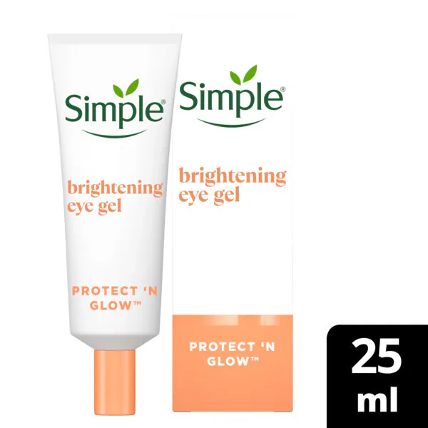 Simple Protect 'n' Glow kirkastava silmänympärysgeeli 25ml