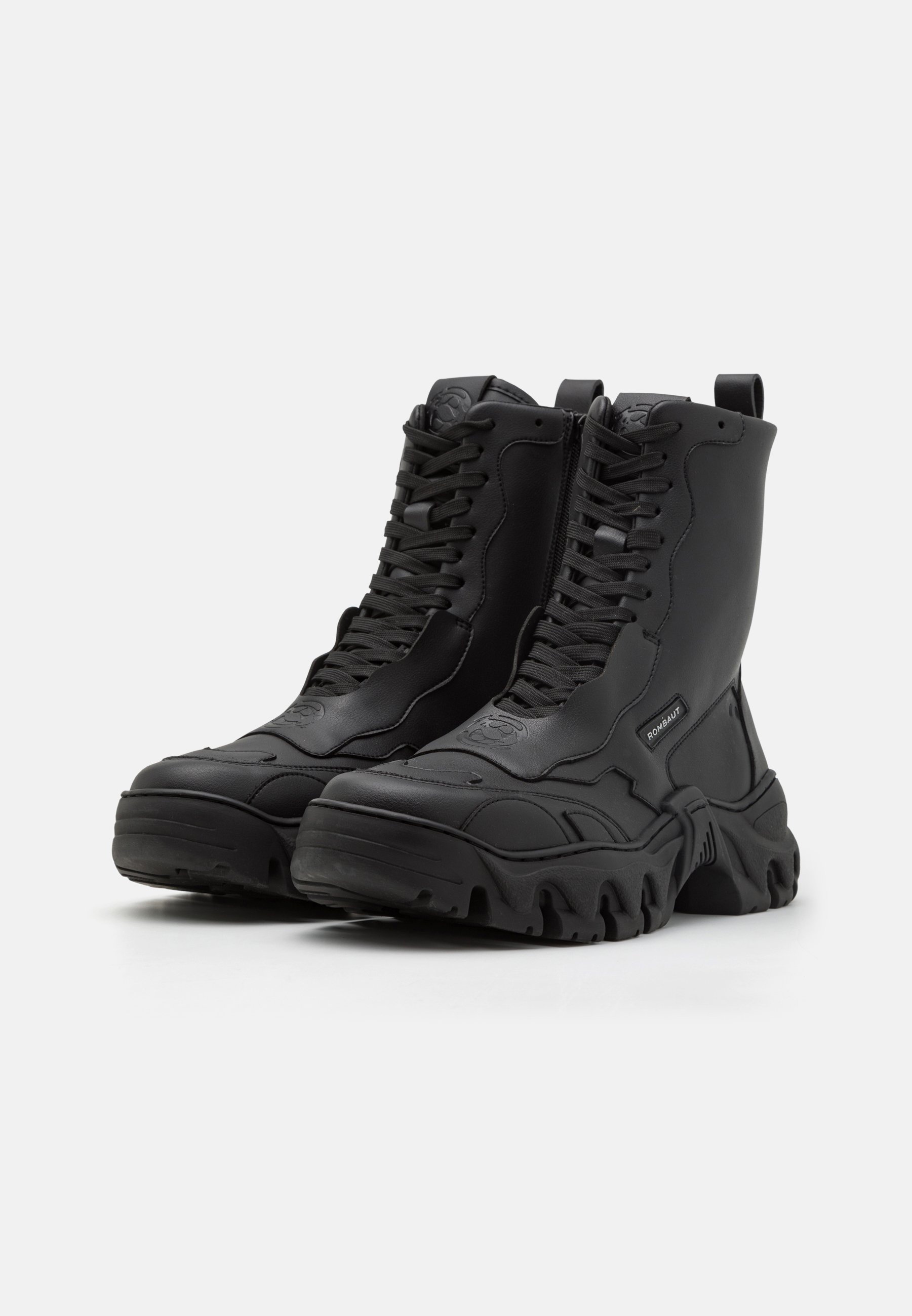 Rombaut BOCCACCIO II BOOT UNISEX - Enkellaarsjes met vetersluiting - zwart