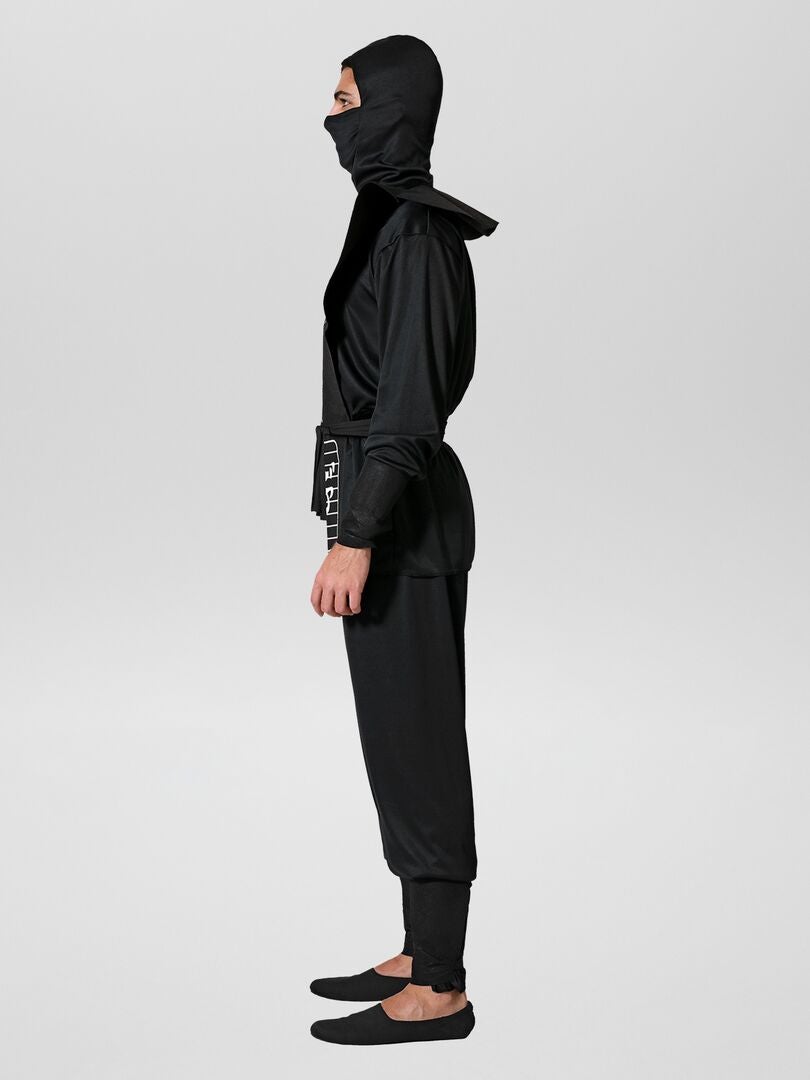 Strój ninja – 3 sztuki – czarny