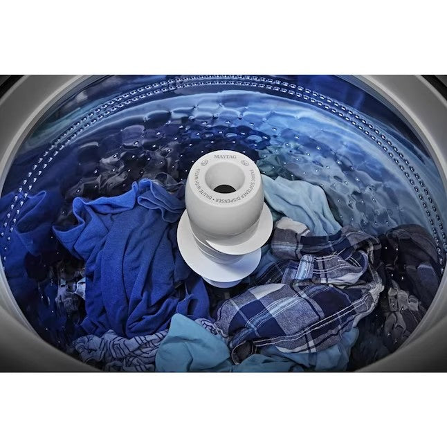 Maytag wasmachine met bovenlader en hoog rendement van 4,5 cu ft (wit)