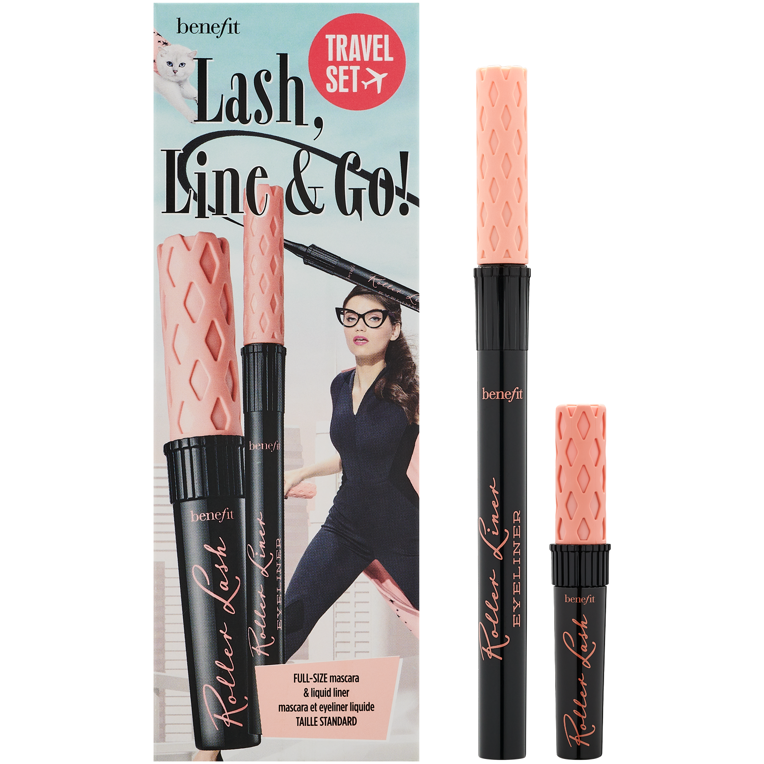 Cestovní sada Benefit Lash Line & Go