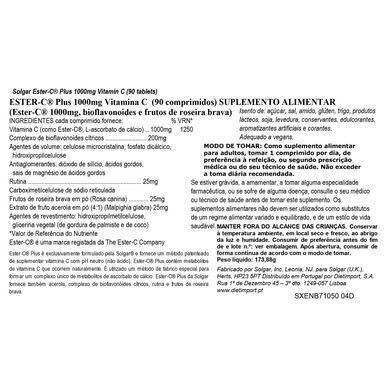 Solgar Solgar Ester-C Plus 1000 mg      90 comprimidos 90 comprimidos