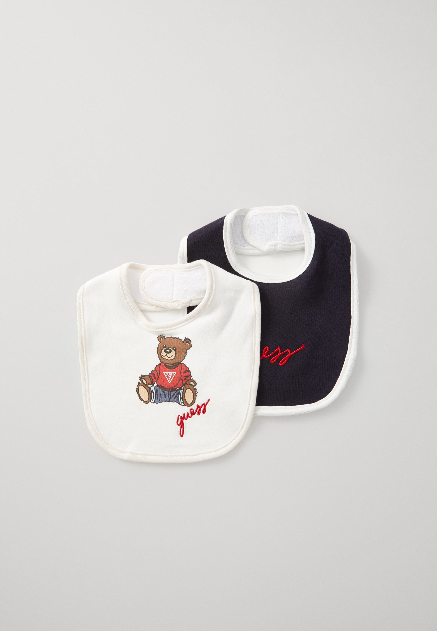 Guess UNISEX 2 PACK - Ruokalappu - valkoinen/sininen