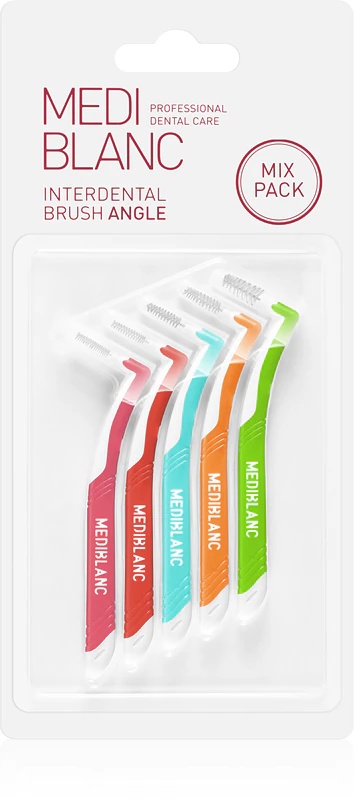 MEDIBLANC Интердентална четкица за зубе Угаона интердентална четкица 10 ком.