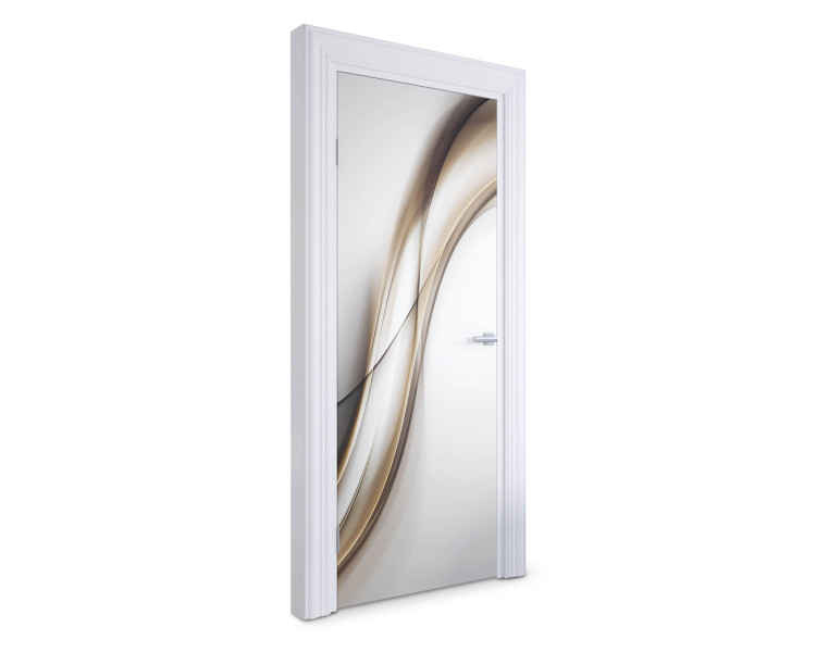 Naklejka na drzwi Abstrakcyjne fale 75x205 cm Fototapeta