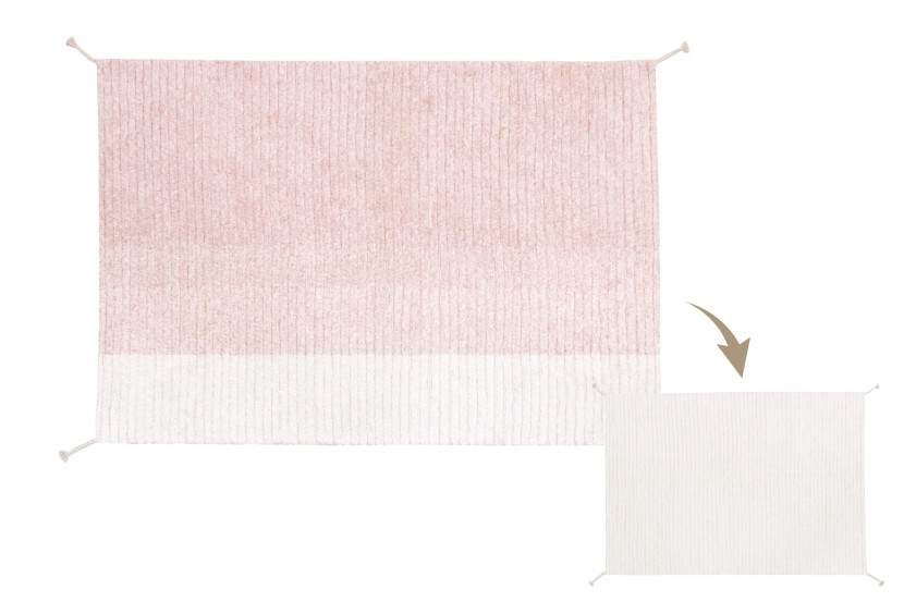 Dywan dziecięcy GELATO PINK 120x160 różowy/beżowy dwustronny