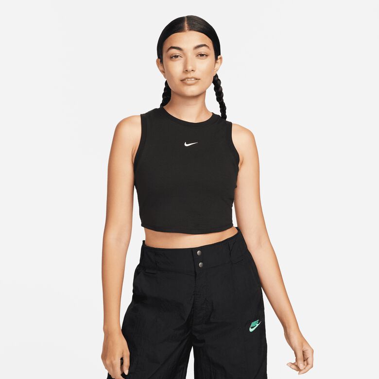 Sportswear Essentials Rippstrick-Crop-Tanktop