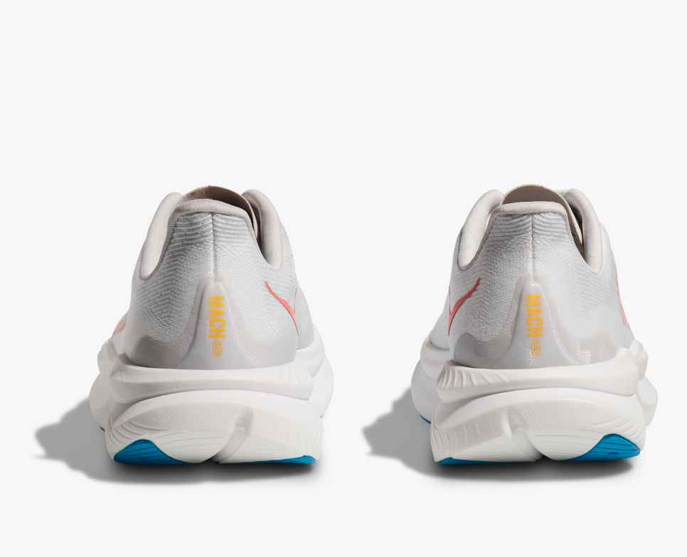 HOKA Mach 6 White / Nimbus Cloud