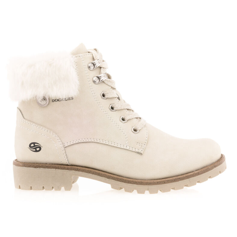 Beige dameslaarzen / enkellaarzen