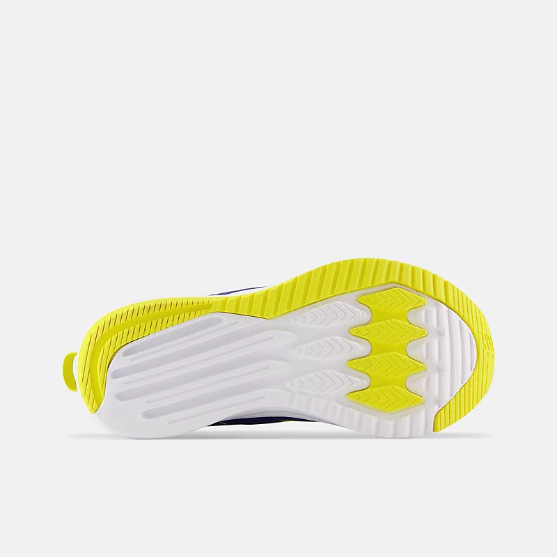 Baby 570v3 - Azul com detalhes alegres em amarelo e branco.