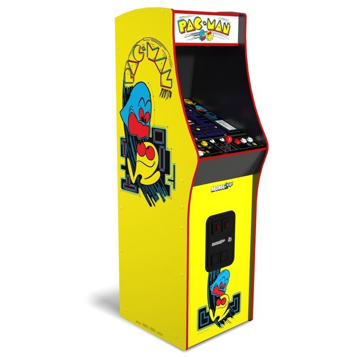 Arcade1Up - Pac-Man Deluxe Borne d'Arcade avec 14 jeux classiques