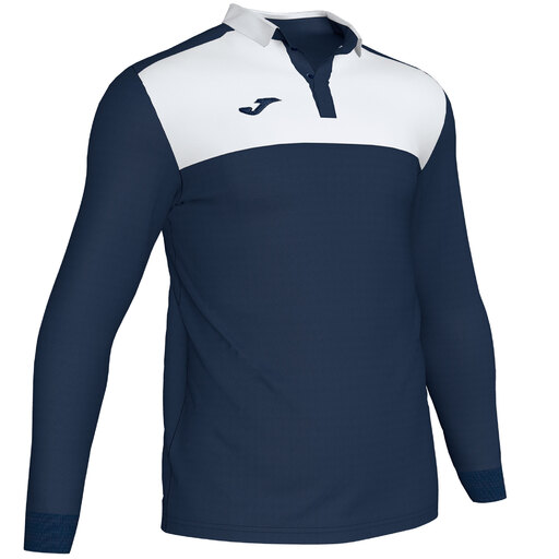  Polo Manga Larga Joma Winner Ii Marino Blanco