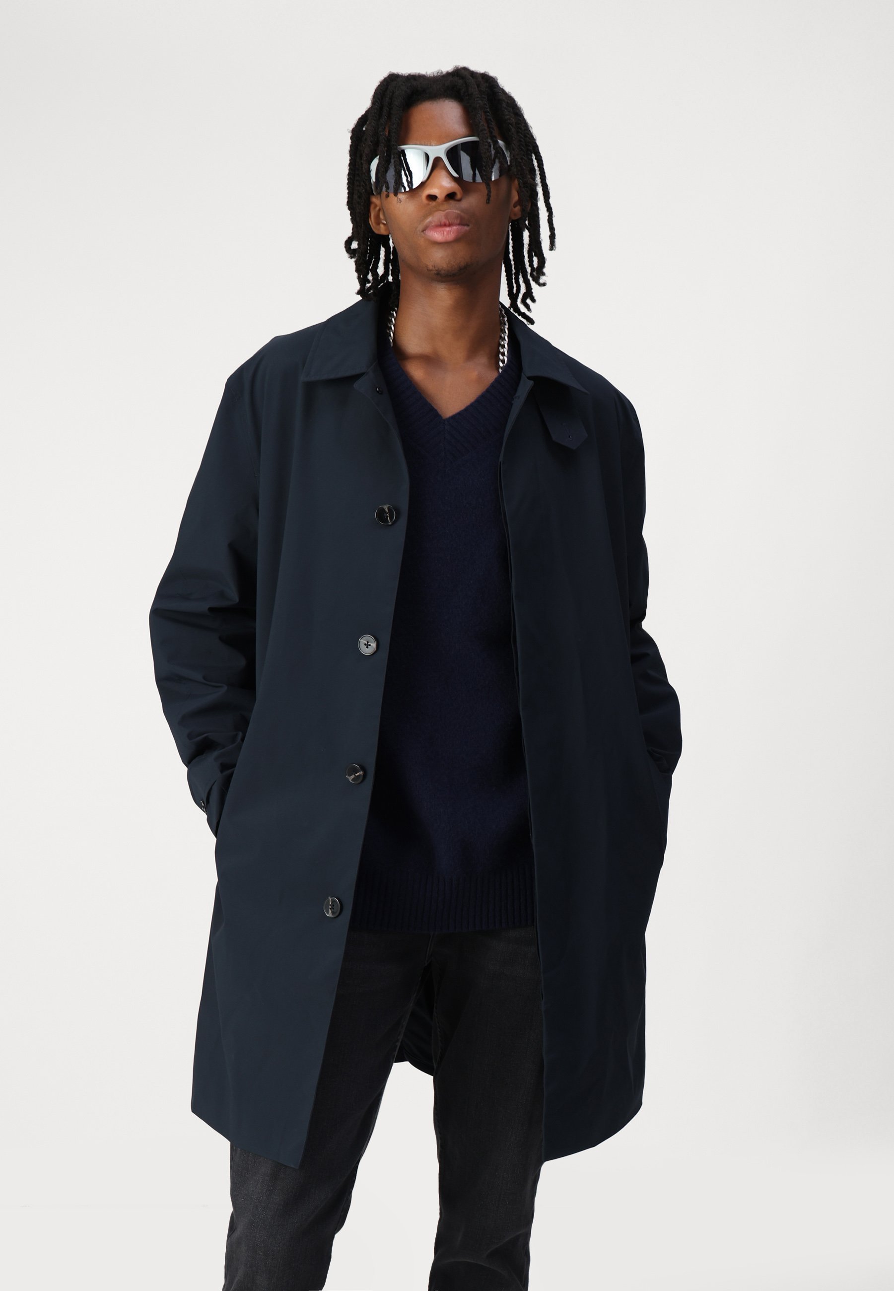 Samsøe Samsøe SABO - Trenchcoat - donkerblauw