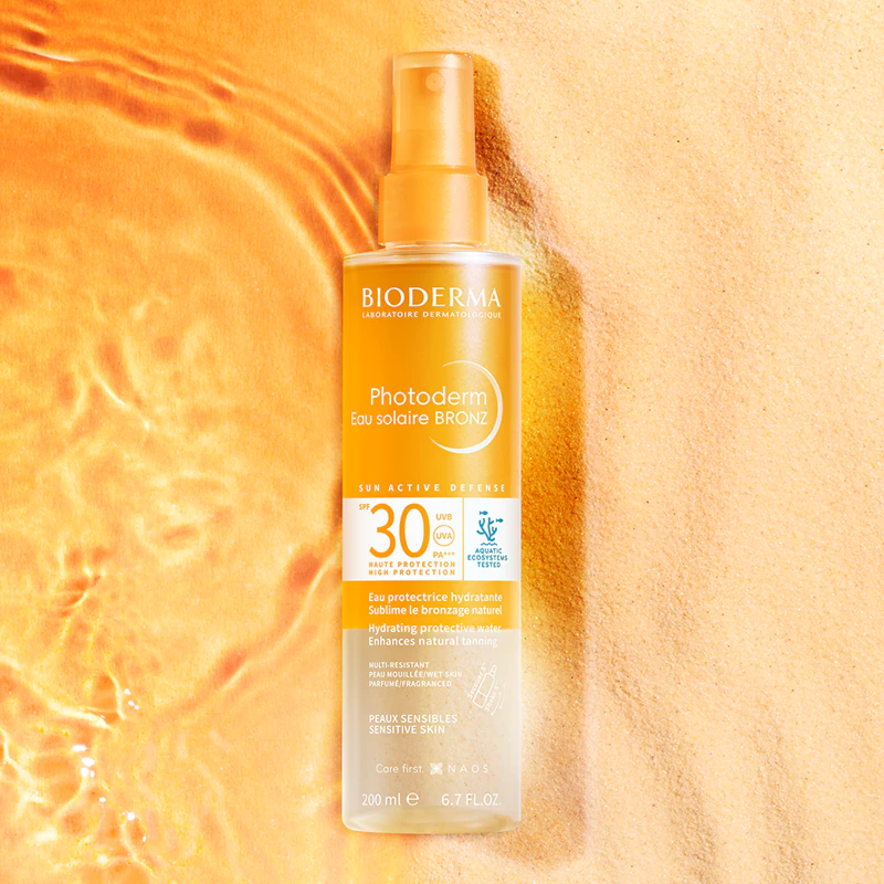 Bioderma Photoderm Eau Solaire BRONZ spray do opalania z bronzerem