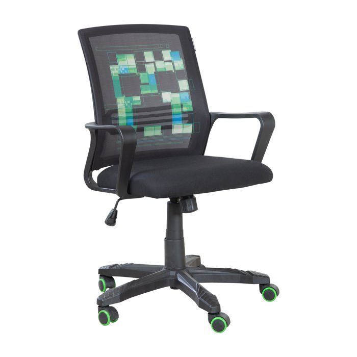 Gaming Chair - ROBA - Minecraft - 360° Rotation - Reclining Backrest - Adjustable Height