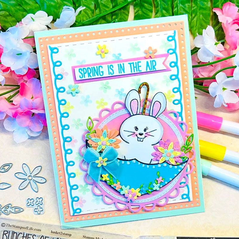 morebasket2stamp Clear Stamp Set