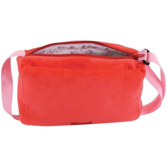 JEMINI Miraculous Sac besace à bandoulière Lady Bug +/- 26 cm - Pour enfant