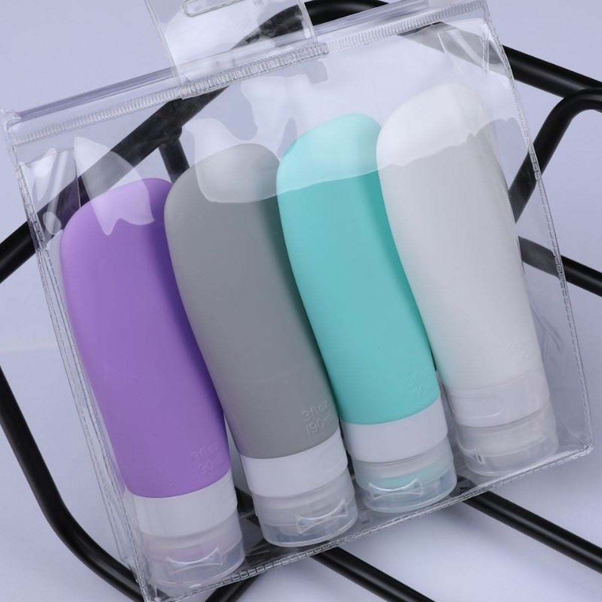 UNIQ путни сет силиконских бочица за вишекратну употребу – 90 мл