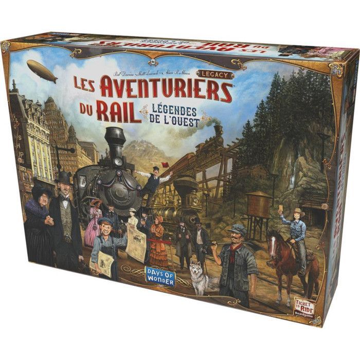 Juego de mesa - Ticket to Ride - Legacy - De 2 a 5 jugadores - Mayores de 10 años