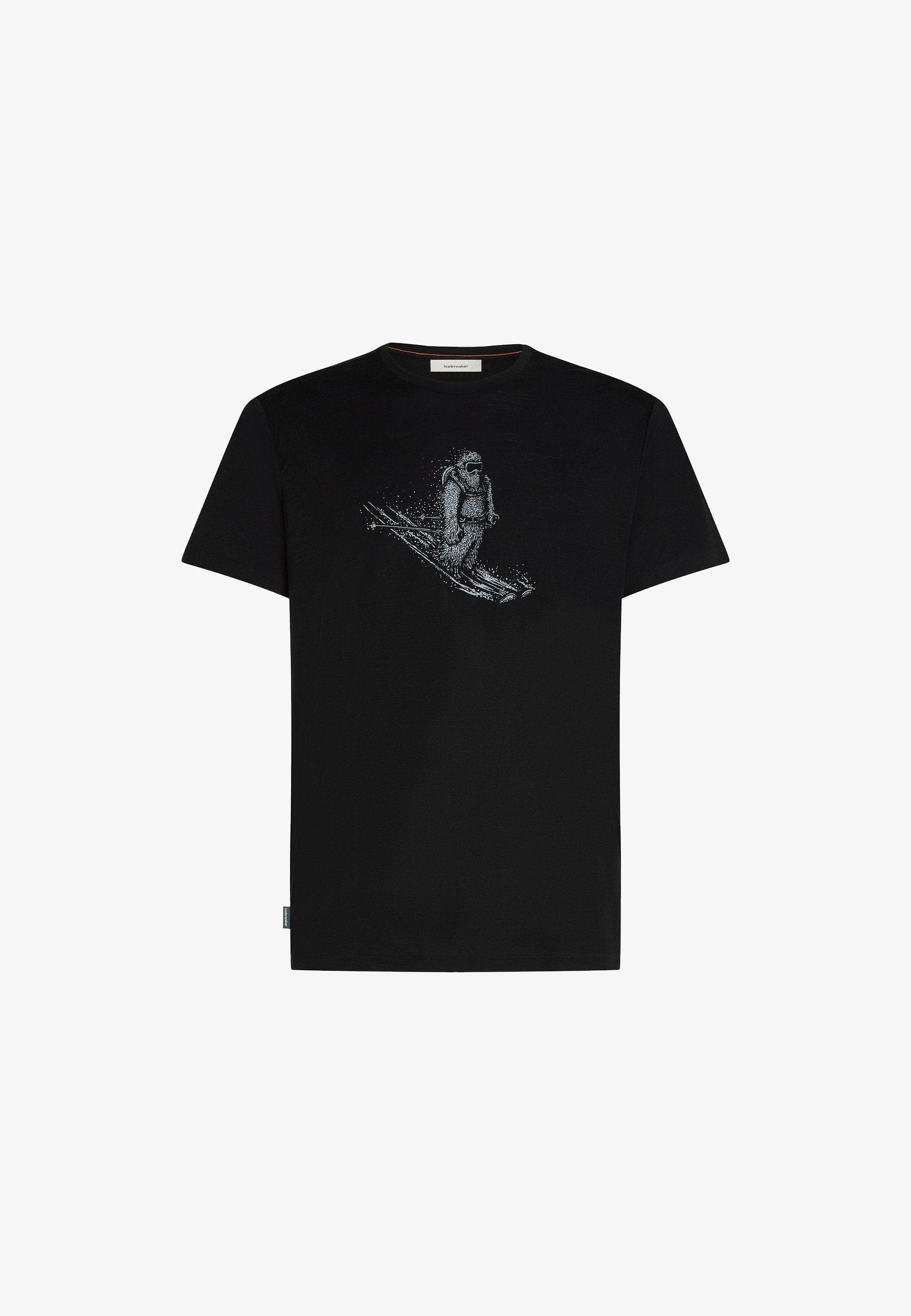 T-shirt Icebreaker con stampa - nera