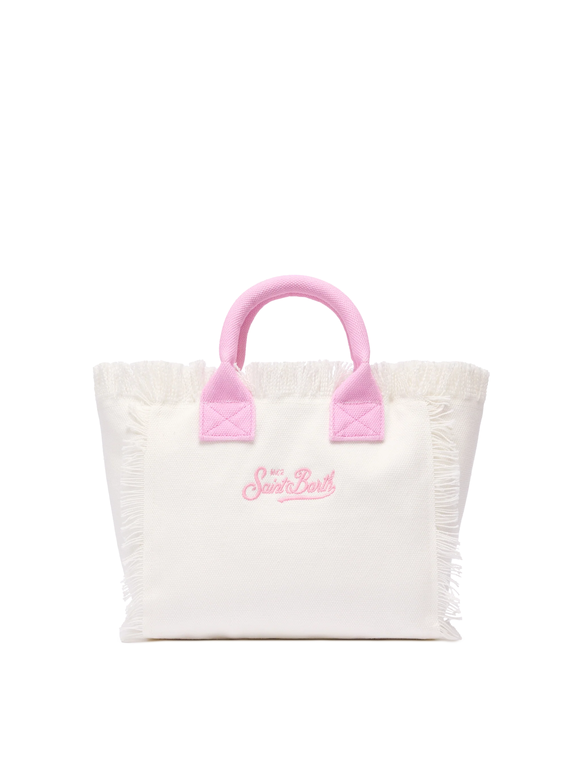 Colette katoenen canvas tas met Saint Barth logo patch.