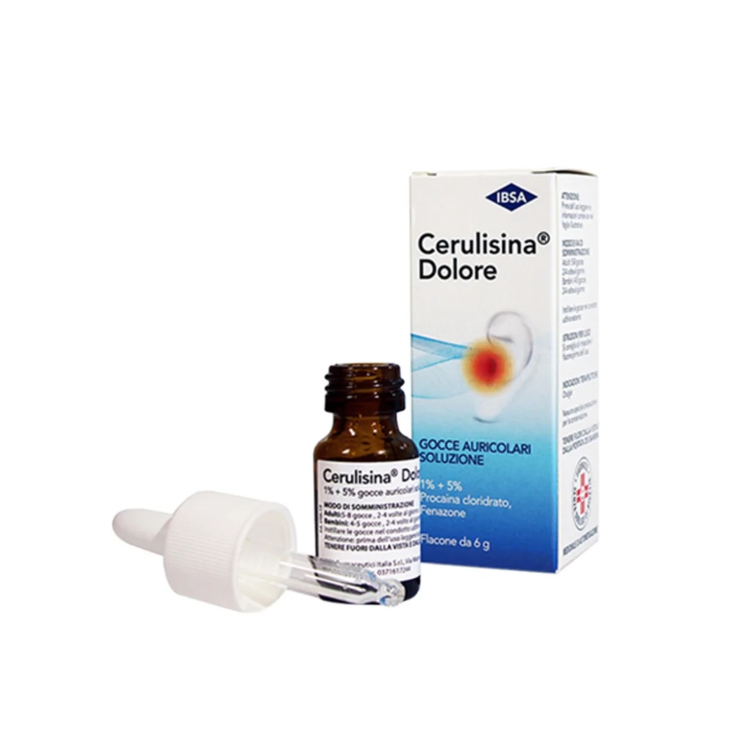 IBSA Cerulisina Dolore oordruppels 1% + 5% 6 g met druppelaar