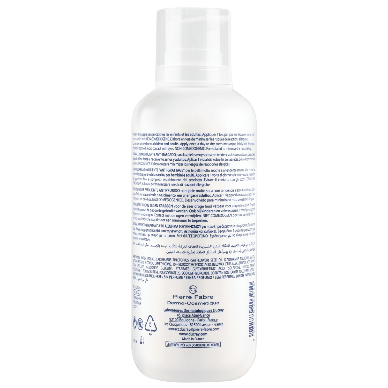 Ducray krema proti srbenju DEXYANE proti praskam - 200 ml