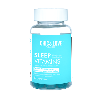Chic&Love Suplemento Vitaminas para Dormir      60 gomas 60 gomas