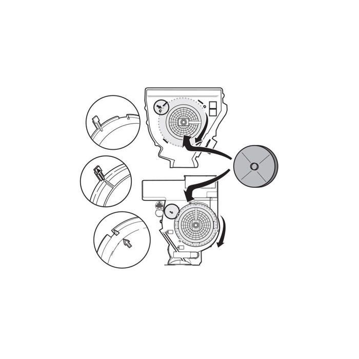 Filtre de hotte à charbon actif Type 30