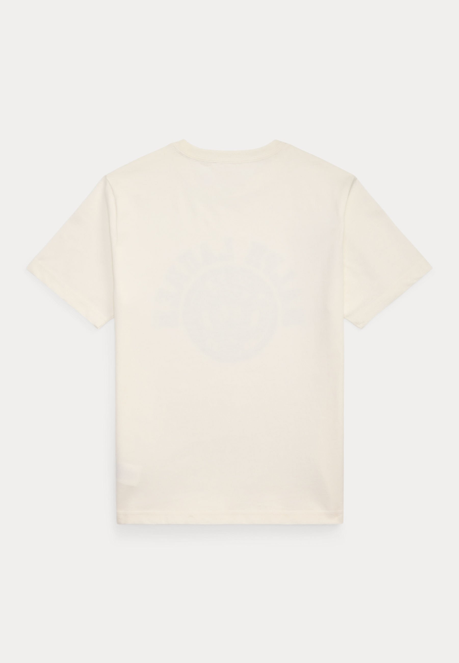 Polo Ralph Lauren LOGO KATOENEN JERSEY T-SHIRT - Bedrukt T-shirt - nevis